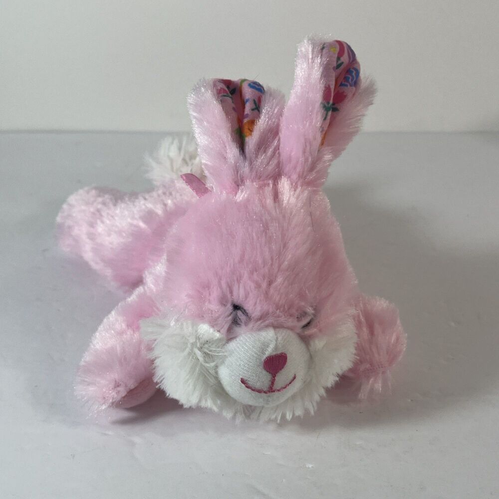 Greenbrier Fuzzy Friends Pink Easter Bunny Rabbit 8" Plush Toy